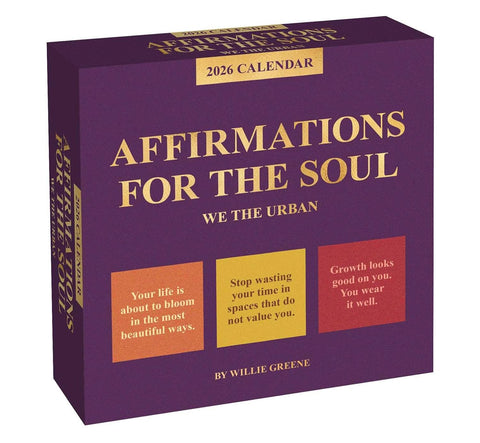 We the Urban 2026 Day-to-Day Calendar: Affirmations for the Soul by Willie Greene