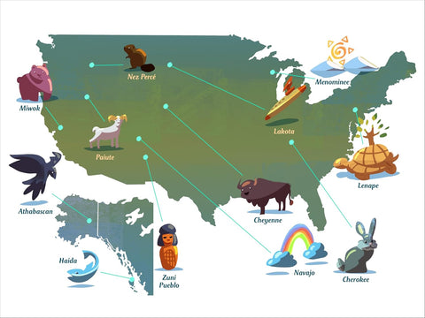 Native American Stories for Kids: 12 Traditional Stories from Indigenous Tribes across North America by Tom Pecore Weso