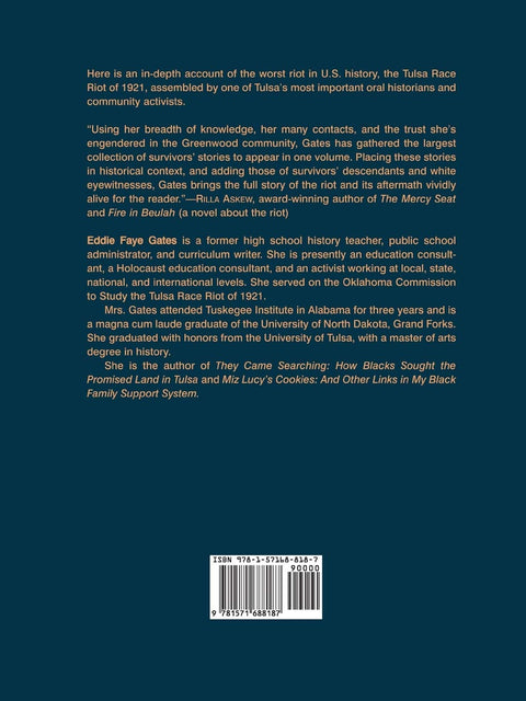 Riot on Greenwood: The Total Destruction of Black Wall Street by Eddie Faye Gates