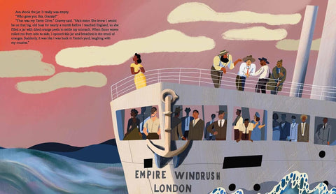Granny Came Here on the Empire Windrush by Patrice Lawrence (Author), Camilla Sucre (Illustrator)