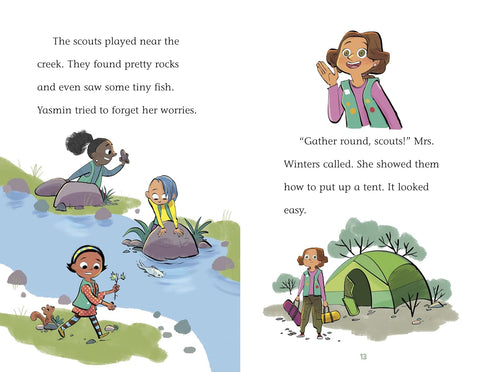 Yasmin the Camper by Saadia Faruqi, Hatem Aly (Illustrator)