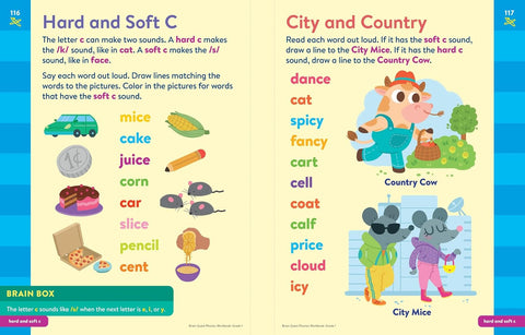 Brain Quest Phonics Workbook: Grade 1