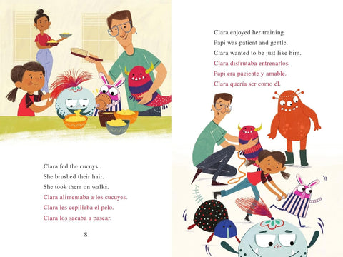 *PRE-ORDER (6/16/26 RELEASE)* Clara the Cucuy Rescuer/Clara la rescatadora de cucuyes: Bilingual English-Spanish by Laekan Zea Kemp, Sara Palicios (Illustrator,) Isabel C. Mendoza (Translator)