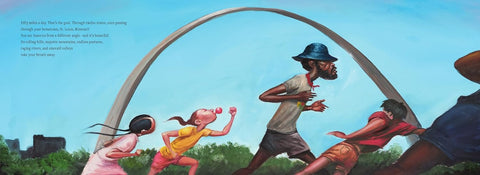 Seven Million Steps: The True Story Of Dick Gregory's Run For The Hungry by Derrick Barnes, Christian Gregory (Authors,) Frank Morrison (Illustrator)