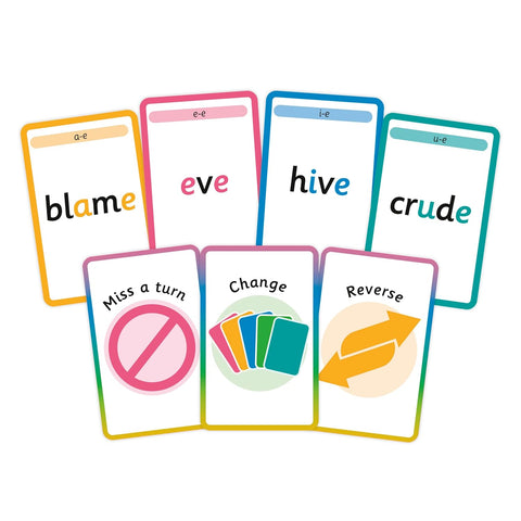 DK Super Phonics Split Vowel Spellings Card Game