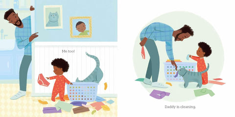*PRE-ORDER (5/5/26 RELEASE)* Helping Daddy by Angel Dike, Ebony Glenn (Illustrator)