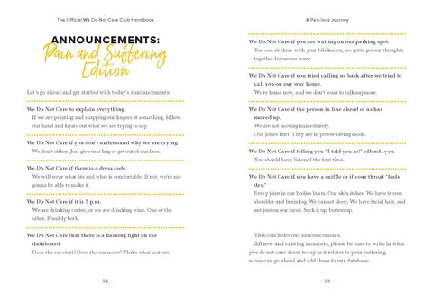 The Official We Do Not Care Club Handbook: A Hot-Mess Guide for Women in Perimenopause, Menopause, and Beyond Who Are Over It by Melani Sanders