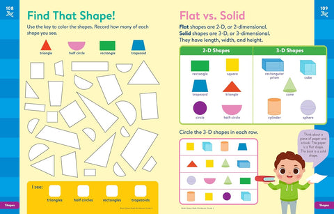 Brain Quest Math Workbook: 1st Grade