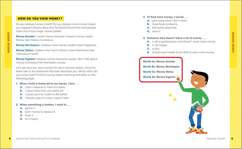 Investing for Kids Activity Book: 65 Activities about Saving, Investing, and Growing Your Money by Justine Nelson