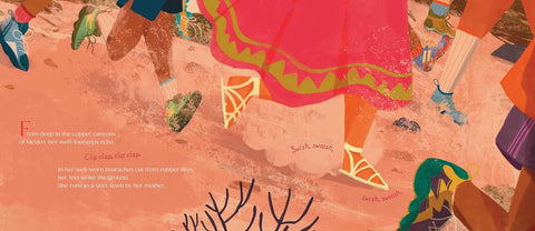 Daughter of the Light-Footed People: The Story of Indigenous Marathon Champion Lorena Ramírez by Belen Medina, Natalia Rojas Castro (Illustrator)