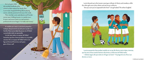 Lucía’s Goals / Los Goles De Lucía (English and Spanish Edition) by Angela Quezada Padron, Christina Barragan Forshay (Illustrator)