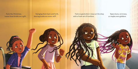 A Black Girl and Her Braids by Jaylene Clark Owens, Brittney Bond (Illustrator)