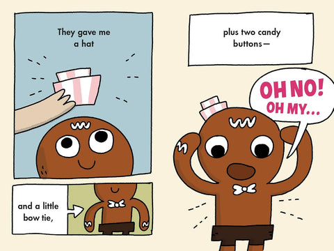 The Gingerbread Man: Buttons on the Loose: A Graphic Novel by Laura Murray, Mike Lowery (Illustrator)