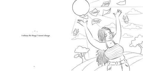Mind, Body,  & Soul: A Self-Care Coloring Book for Black Women by Oludara Adeeyo (Author), Tess Armstrong (Illustrator)