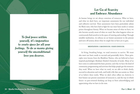 Mindful Meditations for Black Men: Restorative Practices to Soothe Mind, Body, and Spirit by Jor-El Caraballo, LMHC