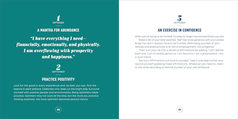 A Year of Positive Thinking: Daily Inspiration, Wisdom, and Courage by Cyndie Spiegel