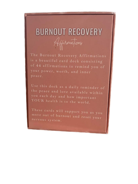 Burnout Recovery Affirmations by Carrie Severson
