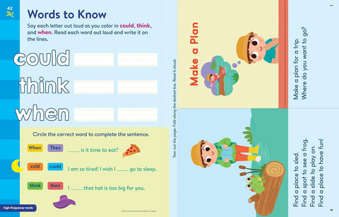 Brain Quest Phonics Workbook: Grade 1