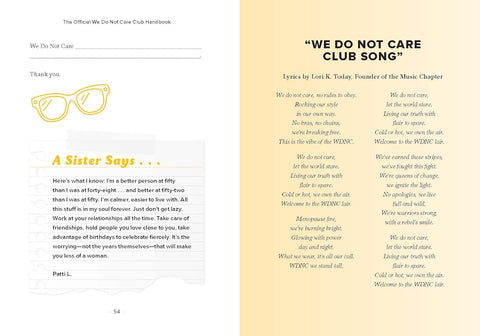 The Official We Do Not Care Club Handbook: A Hot-Mess Guide for Women in Perimenopause, Menopause, and Beyond Who Are Over It by Melani Sanders