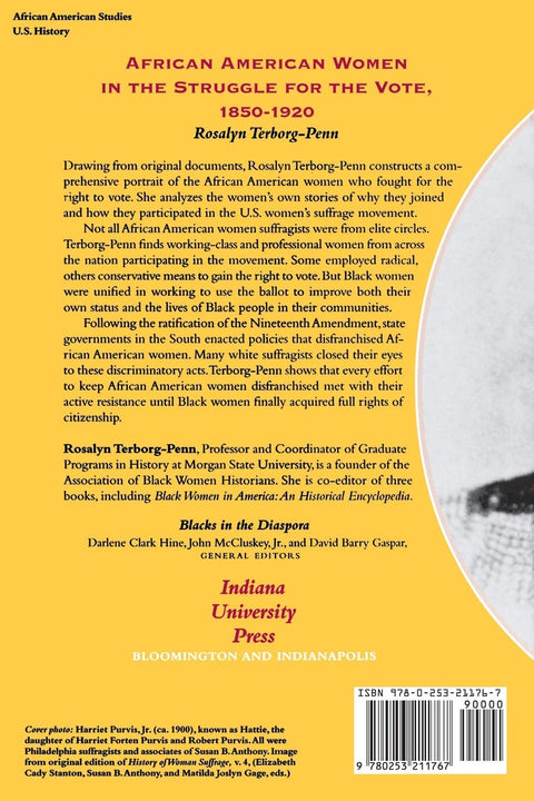 African American Women in the Struggle for the Vote, 1850-1920 by Rosalyn Terborg-Penn