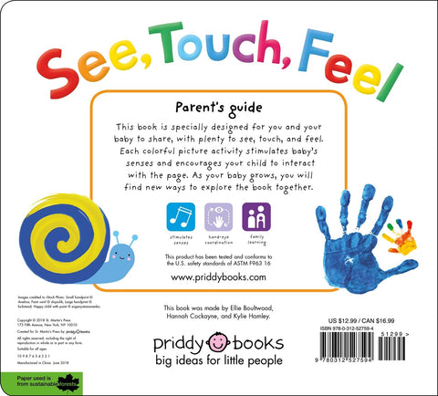 See, Touch, Feel: A First Sensory Book by Roger Priddy
