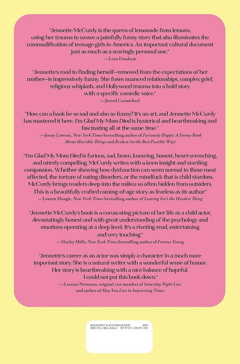 I'm Glad My Mom Died by Jennette McCurdy