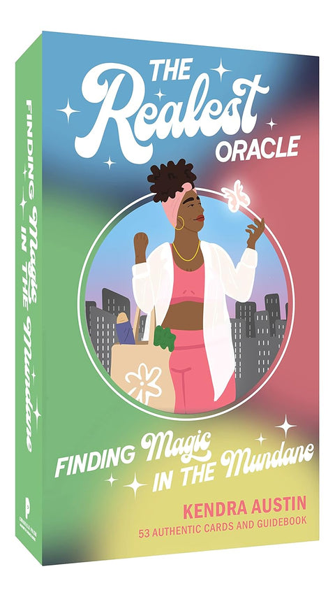 The Realest Oracle Deck: Finding Magic in the Mundane - 53 Authentic Cards and Guidebook by Kendra Austin (Author), Bria Benjamin (Illustrator)