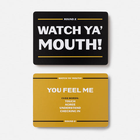 Watch Ya’ Mouth!: The Black Culture Card Game by Jarrett Hill, Tre’vell Anderson
