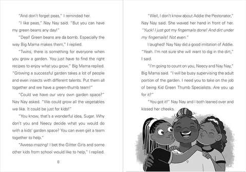 Neecy and Nay Nay and the Green Thumbs (Neecy and Nay Nay #3) by Simone Dankenbring, Syrone Harvey, Maya Henderson (Illustrator)