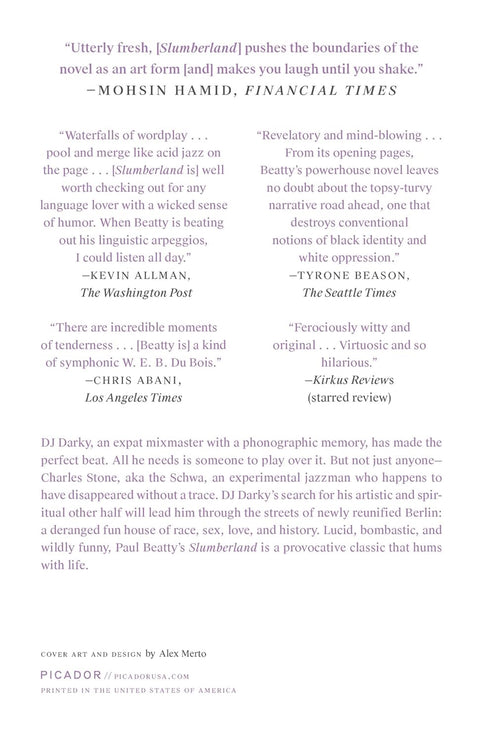 Slumberland: A Novel by Paul Beatty