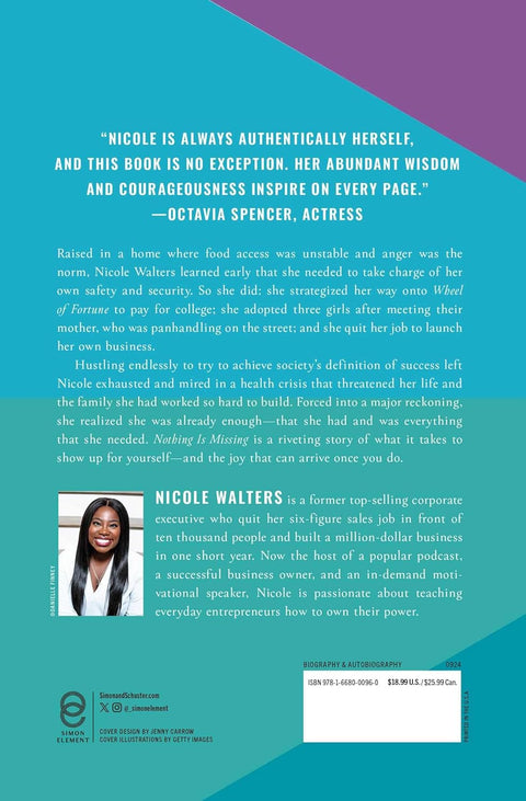 Nothing is Missing: A Memoir of Living Boldly by Nicole Walters