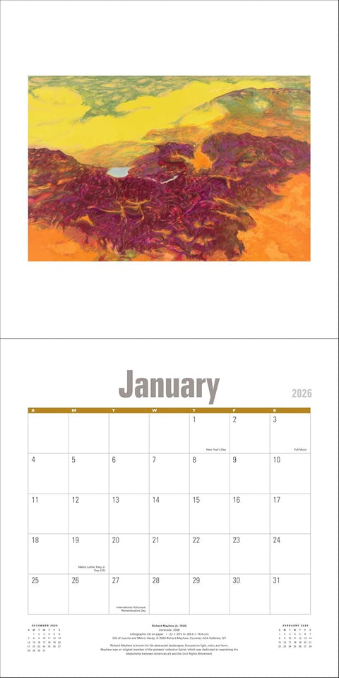 National Museum of African American History & Culture Wall Calendar 2026