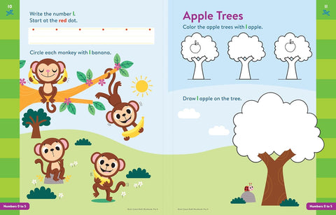 Brain Quest Math Workbook: Pre-Kindergarten