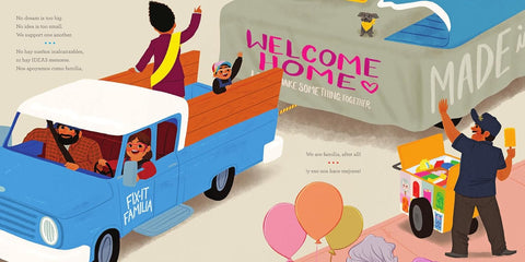 *PRE-ORDER (6/16/26 RELEASE)* Fix-It Familia /¡La familia ayudante!: Bilingual English-Spanish by Lucky Diaz, Micah Player (Illustrator,) Yanitzia Canetti (Translator)