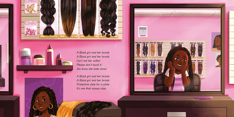 A Black Girl and Her Braids by Jaylene Clark Owens, Brittney Bond (Illustrator)