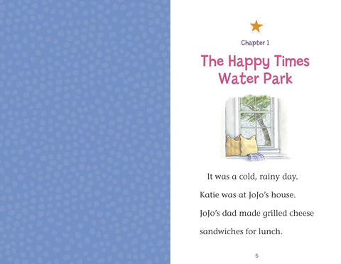 Splish Splash at the Water Park (Katie Woo and Jojo On the Go) by Fran Manushkin, Tammie Lyon (Illustrator)