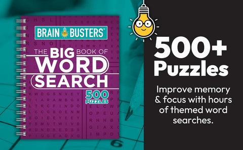 The Big Book of Word Search: 500 Puzzles (Brain Busters)