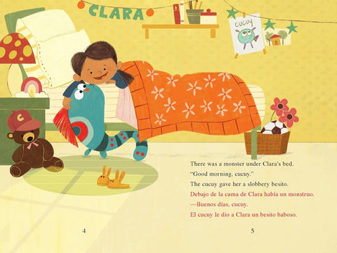 *PRE-ORDER (6/16/26 RELEASE)* Clara the Cucuy Rescuer/Clara la rescatadora de cucuyes: Bilingual English-Spanish by Laekan Zea Kemp, Sara Palicios (Illustrator,) Isabel C. Mendoza (Translator)