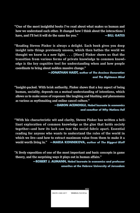 When Everyone Knows That Everyone Knows…: Common Knowledge and the Mysteries of Money, Power, and Everyday Life by Steven Pinker