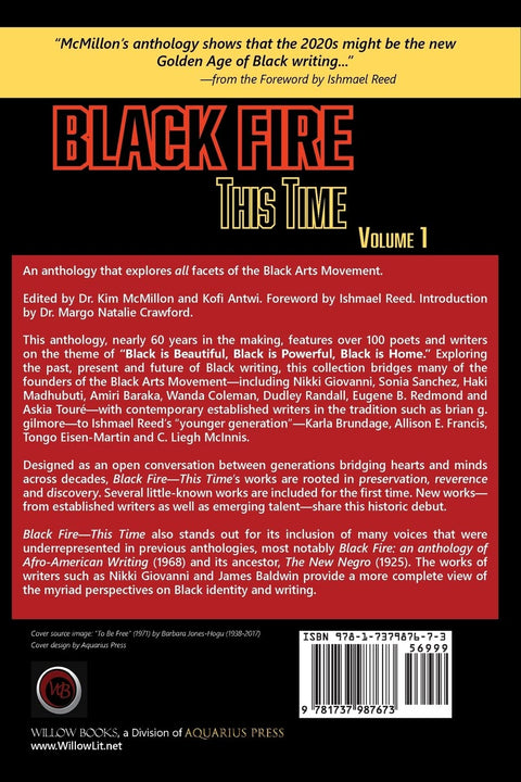 Black Fire--This Time, Volume 1 by Kim McMillon (Editor), Kofi Antwi (Co-editor)