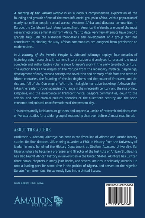 History of the Yoruba People by Stephen Adebanji Akintoye