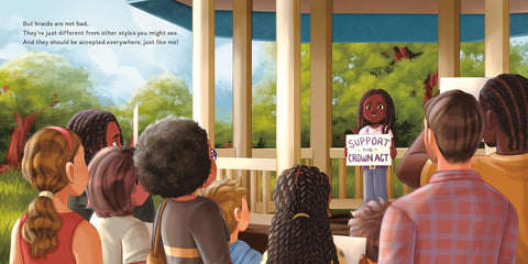 A Black Girl and Her Braids by Jaylene Clark Owens, Brittney Bond (Illustrator)