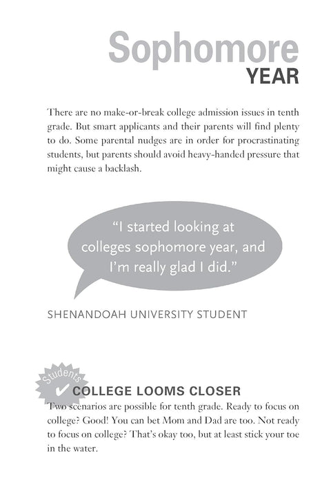Fiske Countdown to College: 41 To-Do Lists and a Plan for Every Year of High School by Edward B. Fiske, Bruce G. Hammond