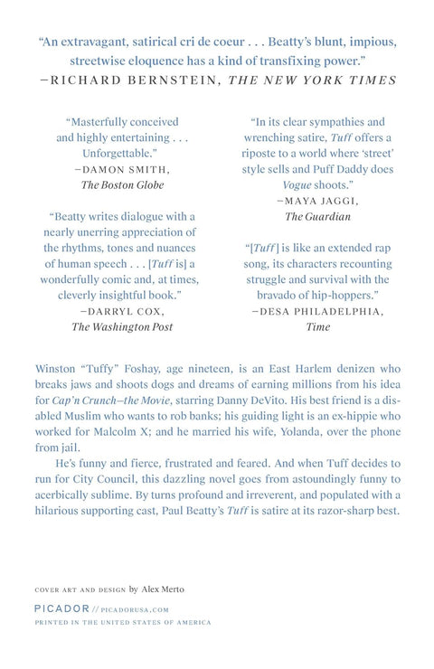 Tuff: A Novel by Paul Beatty