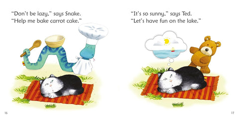 Fat Cat on a Mat and Other Stories (Usborne Phonics Fun)