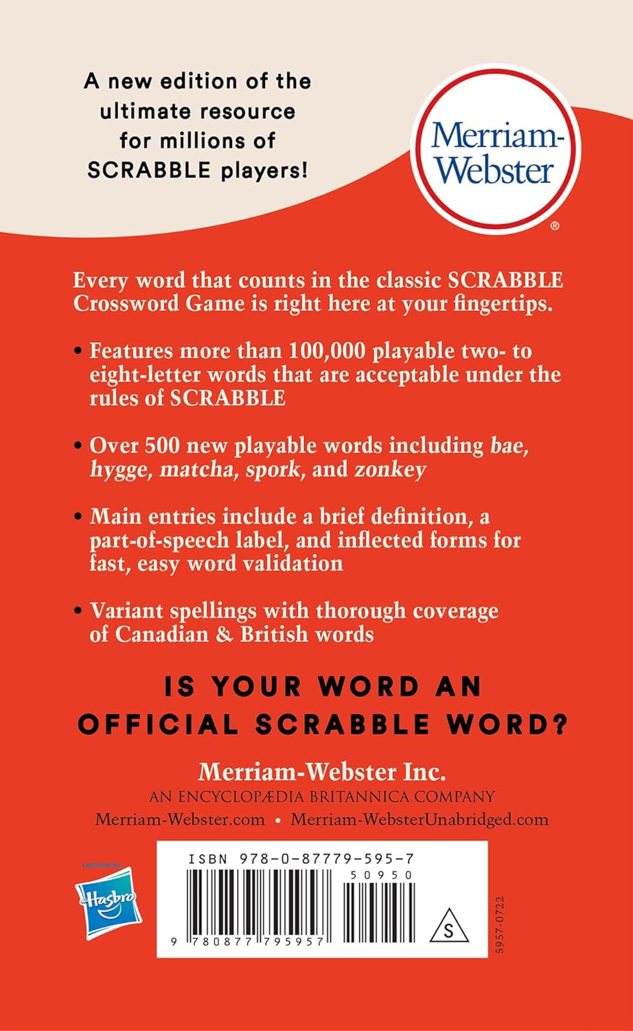 The Official SCRABBLE® Players Dictionary, Seventh Edition