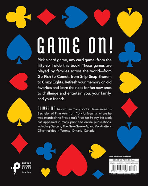 Ultimate Book of Family Card Games: Over 50 Games! by Oliver Ho