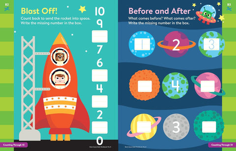 Brain Quest Math Workbook: Pre-Kindergarten