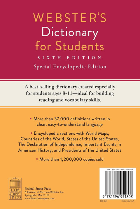 Webster's for Students Dictionary/Thesaurus Shrink-Wrapped Set