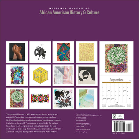 National Museum of African American History & Culture Wall Calendar 2026
